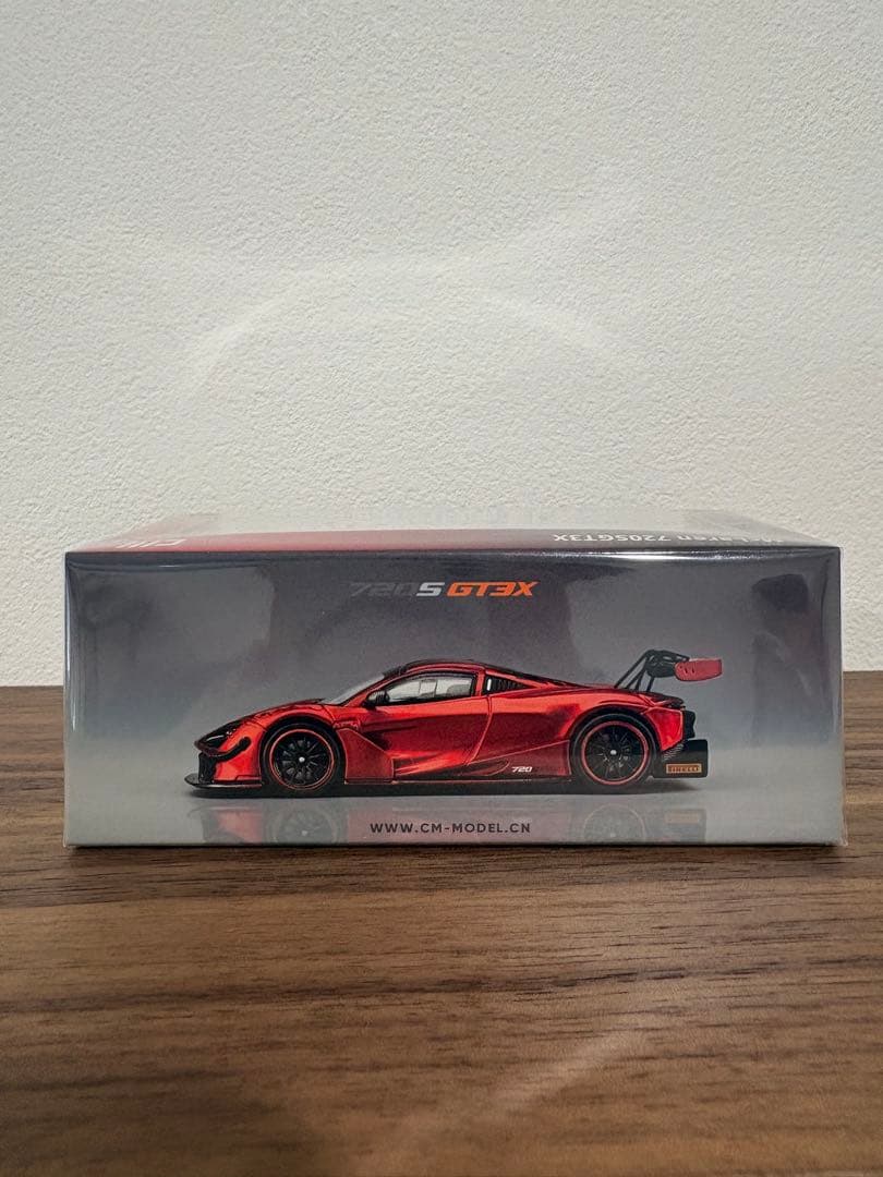 CM Model 1/64 マクラーレン720S GT3X レッド 合金ミニカー
