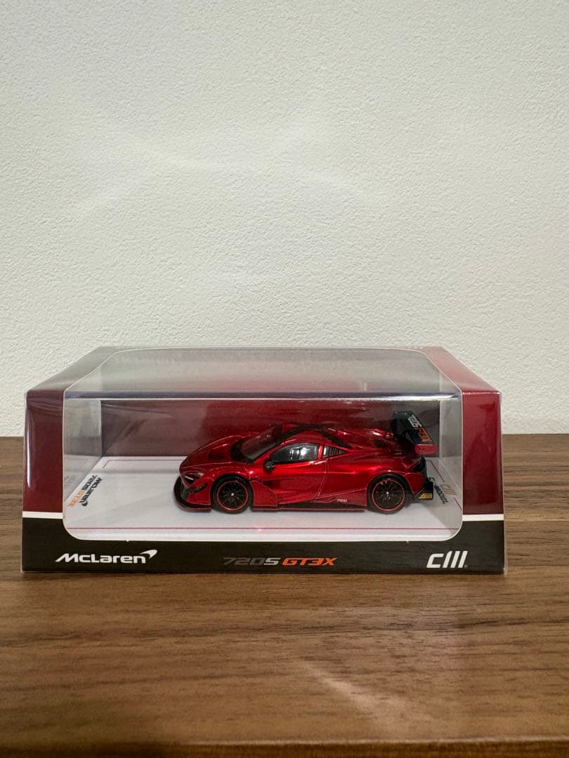 CM Model 1/64 マクラーレン720S GT3X レッド 合金ミニカー