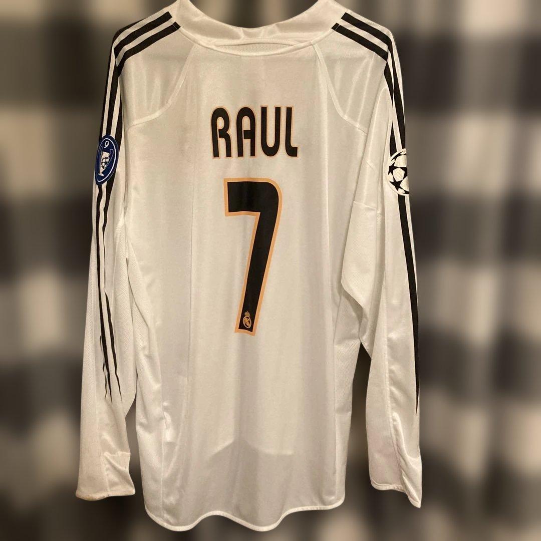 Real Madrid RAUL 7番 長袖シャツ