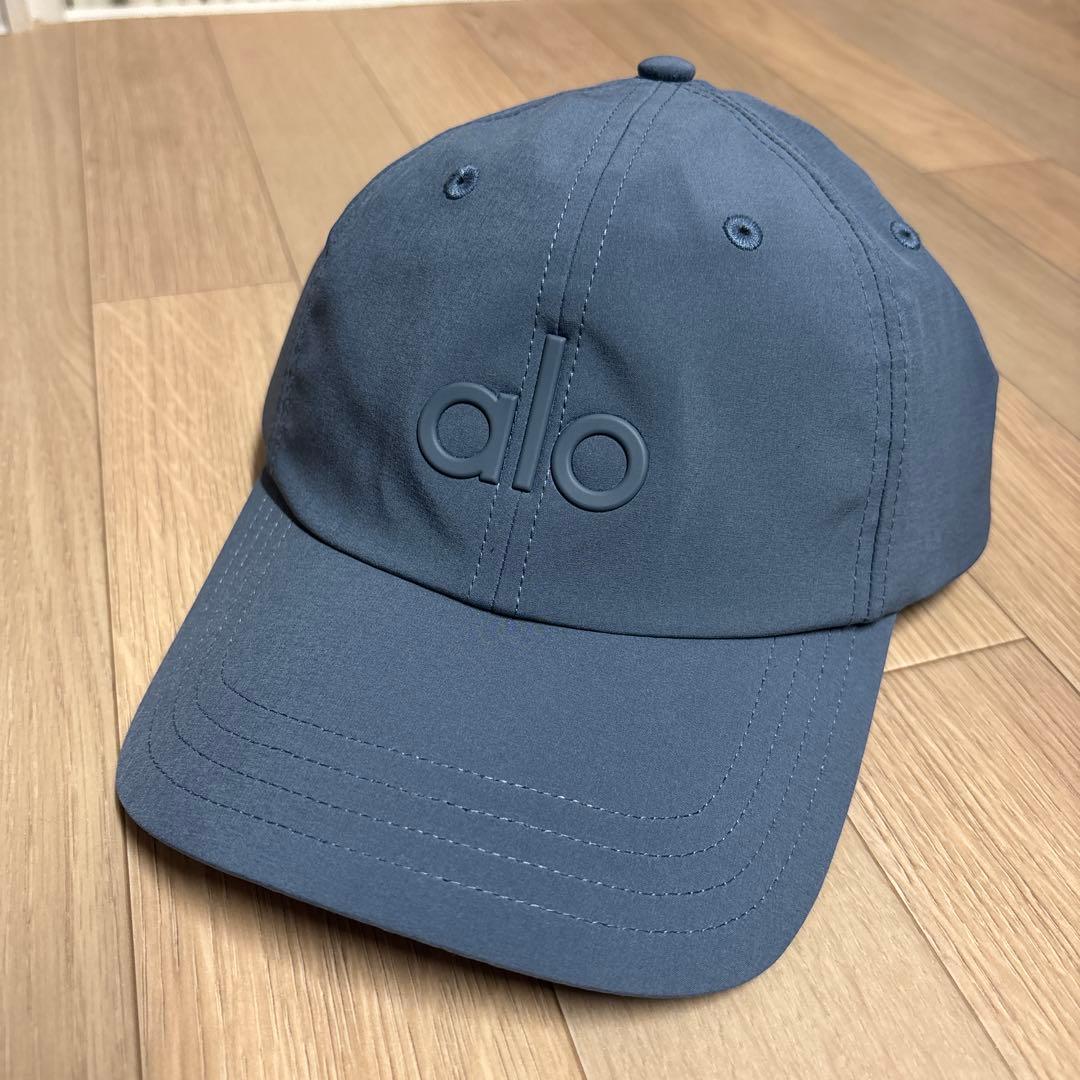 【新品未使用】alo ダークブルー キャップ