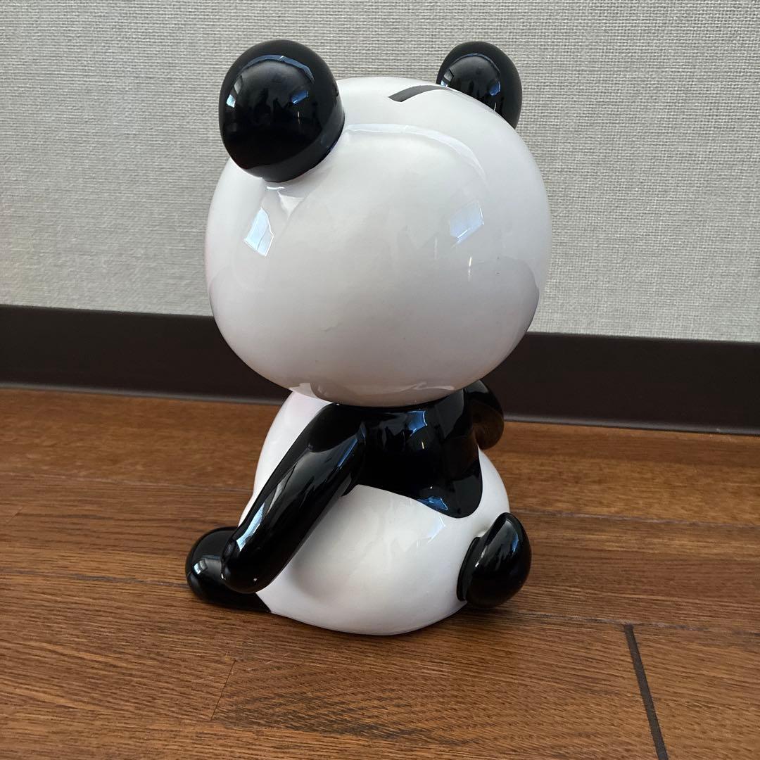 内藤ルネ　ミスターパンダ　陶器の貯金箱【パンダ/大】