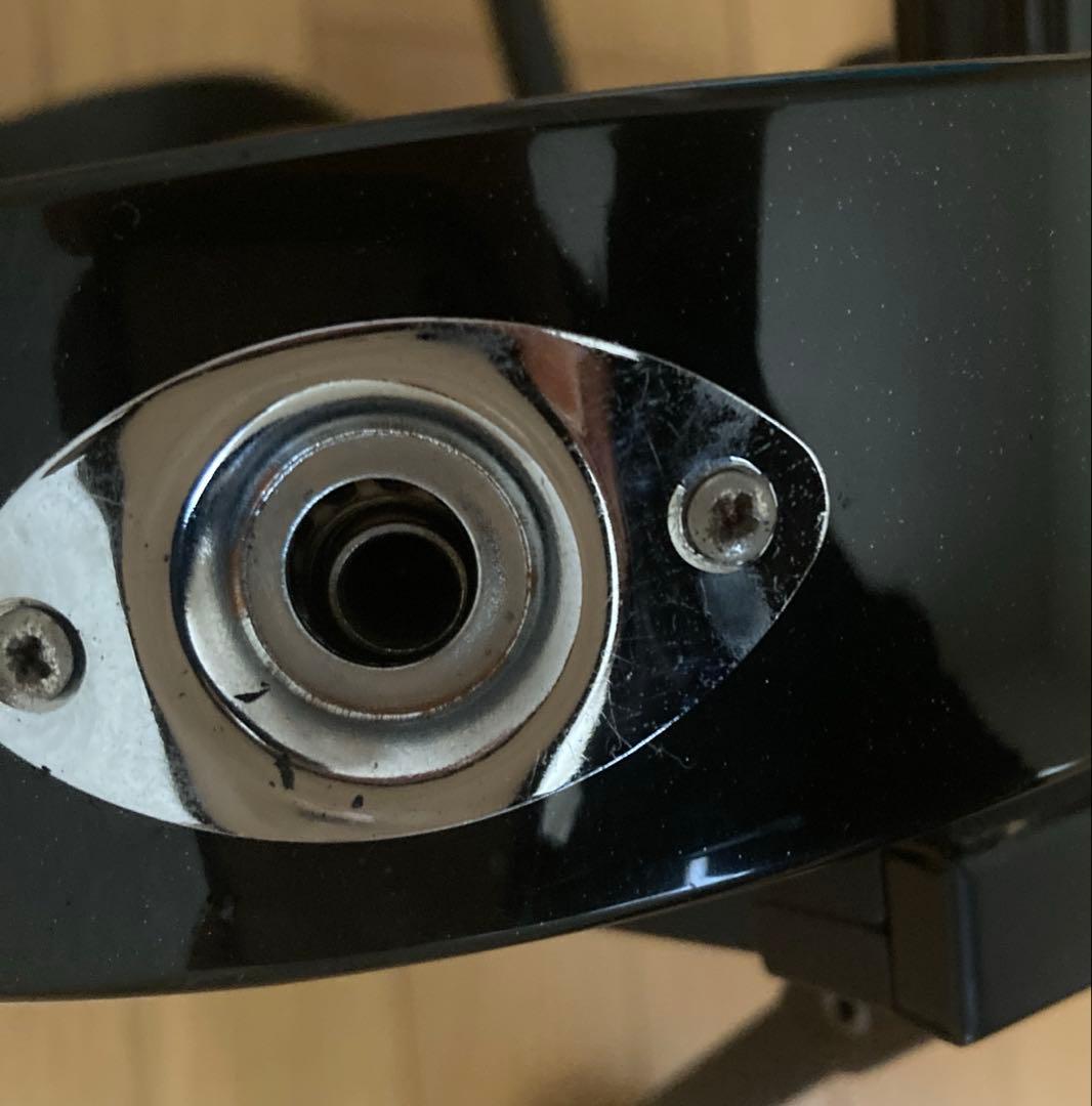 エレキギター　アイバニー　ブラック　スタンド、ショルダーストラップ付