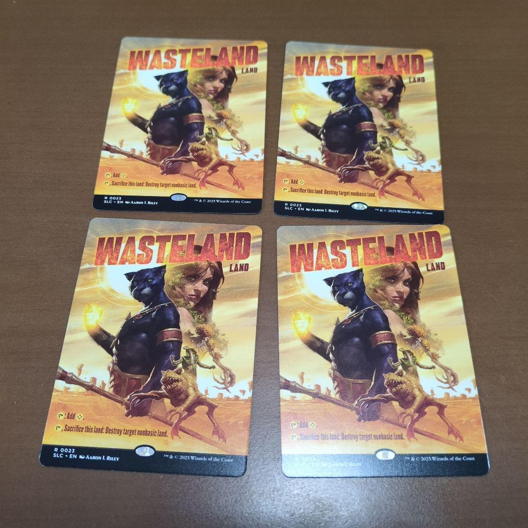 SLD 不毛の大地 英語版ボーダーレス 4枚セット