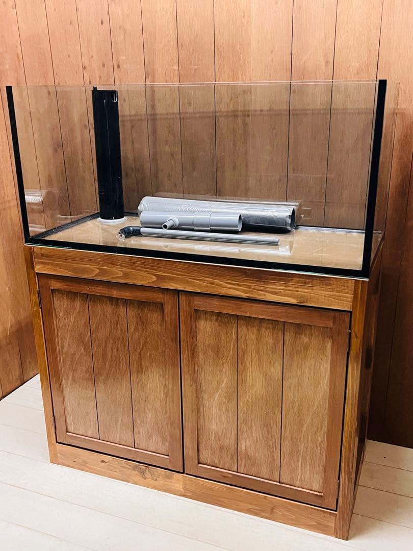 １セット限定　特注レアサイズ90×40×40㎝オーバーフロー水槽 セット
