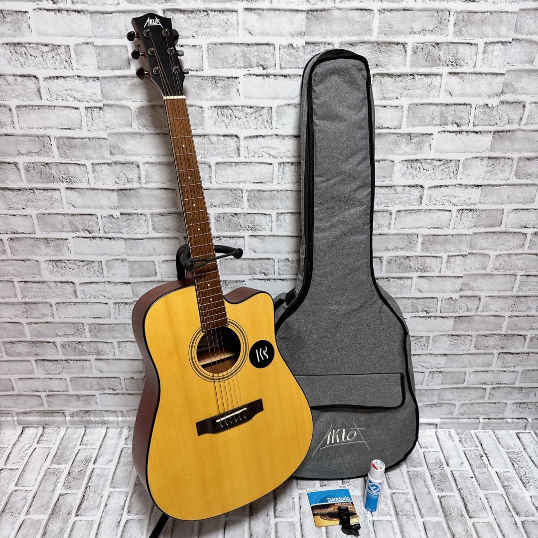 AKLOT AKAG-2 アコースティックギター EZ910 6弦　PC-1