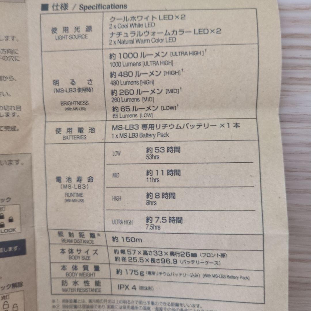 新品未使用　ウエストライト　マイルストーン×パーゴワークス