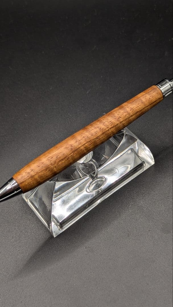 471ペン工房翌檜　金糸楠木　虎杢　木軸シャーペン　ボールペン