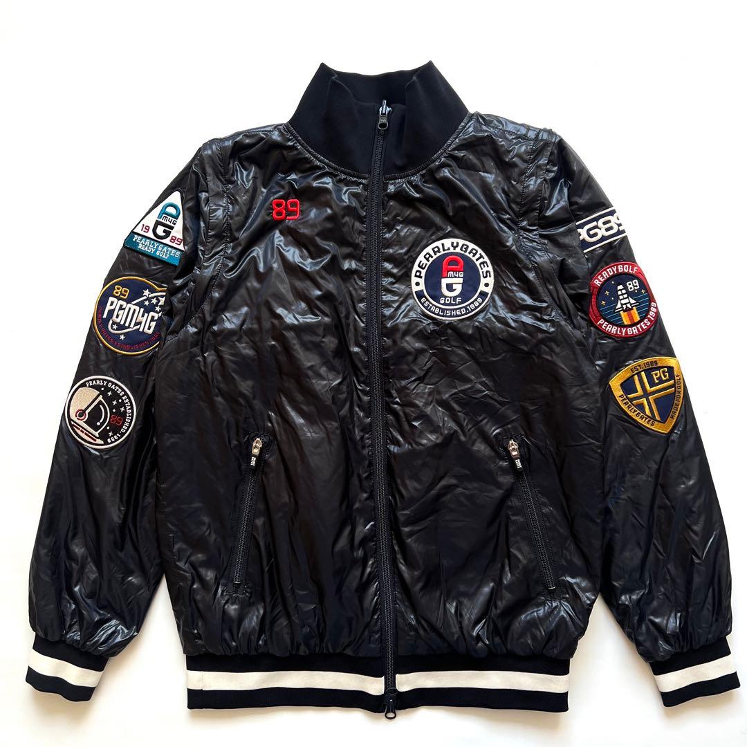 パーリーゲイツ　中綿入り　ダウンジャケット　リバーシブル 4way レディース