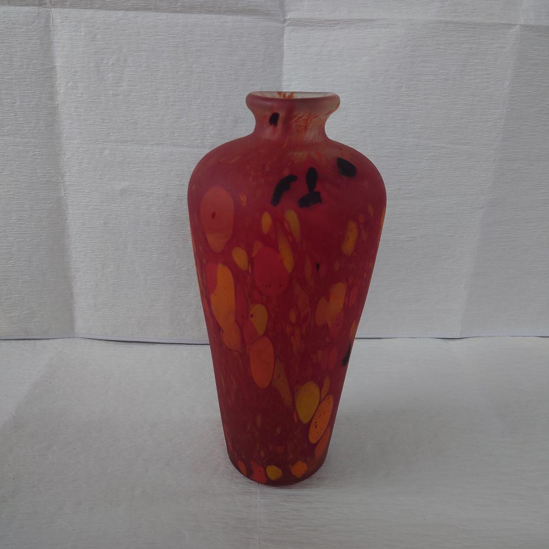 藤田喬平 手吹 ガラス花瓶