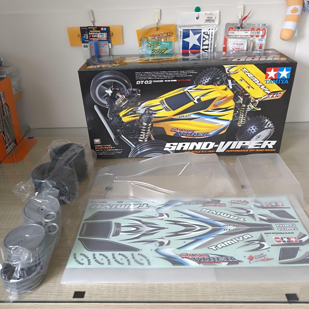 タミヤDT-02 サンドバイパー ボディ ステッカー タイヤ ホイール