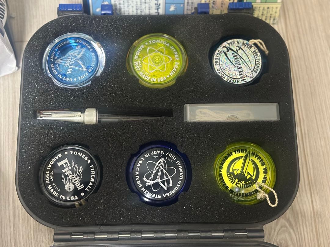 【当時物】ハイパーヨーヨー　6個セット＋トリックポスター