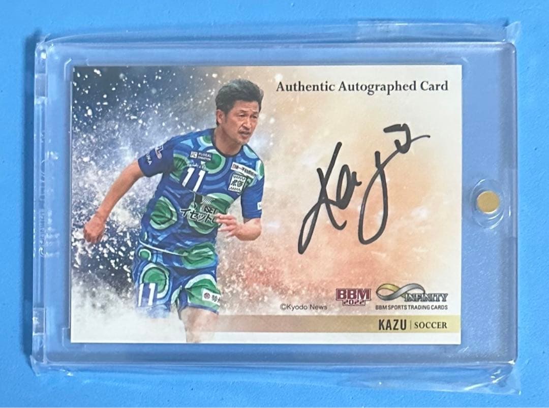 『マグホ発送』BBM 2022 インフィニティ 直筆サインカード 三浦知良