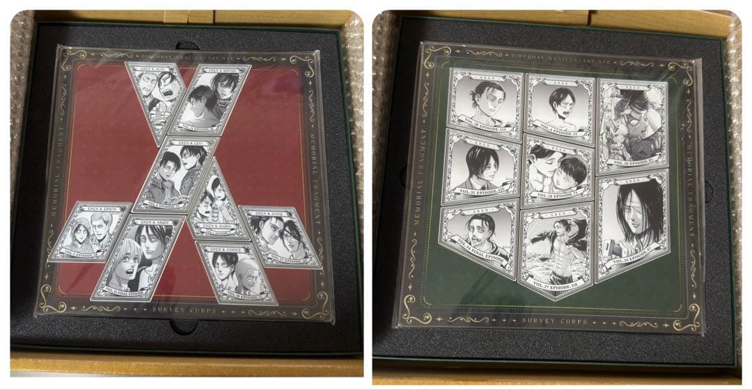 進撃の巨人 エレン アクリルキーホルダー 豪華仕様コンプリートBOX