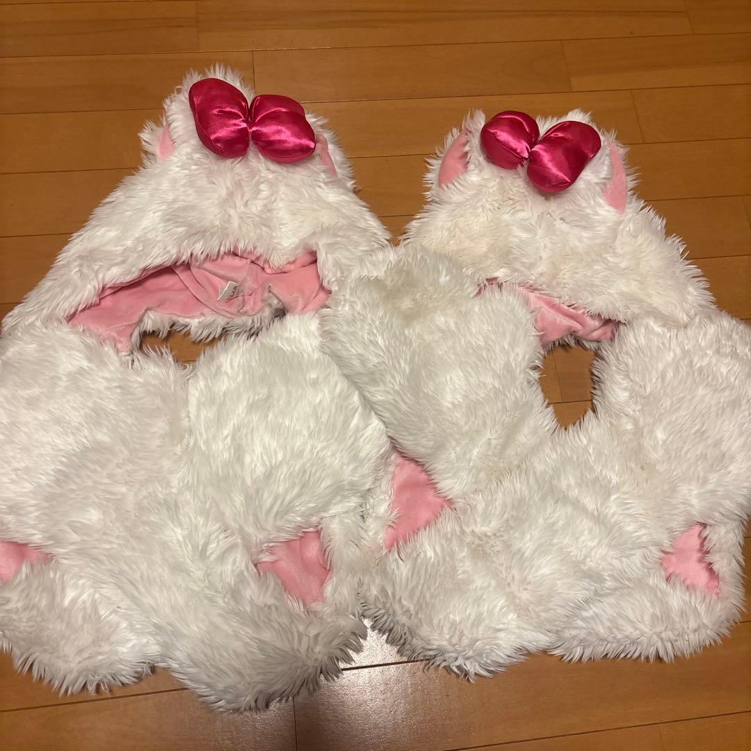 ディズニー マフラーキャップ マリーちゃん 2点セット