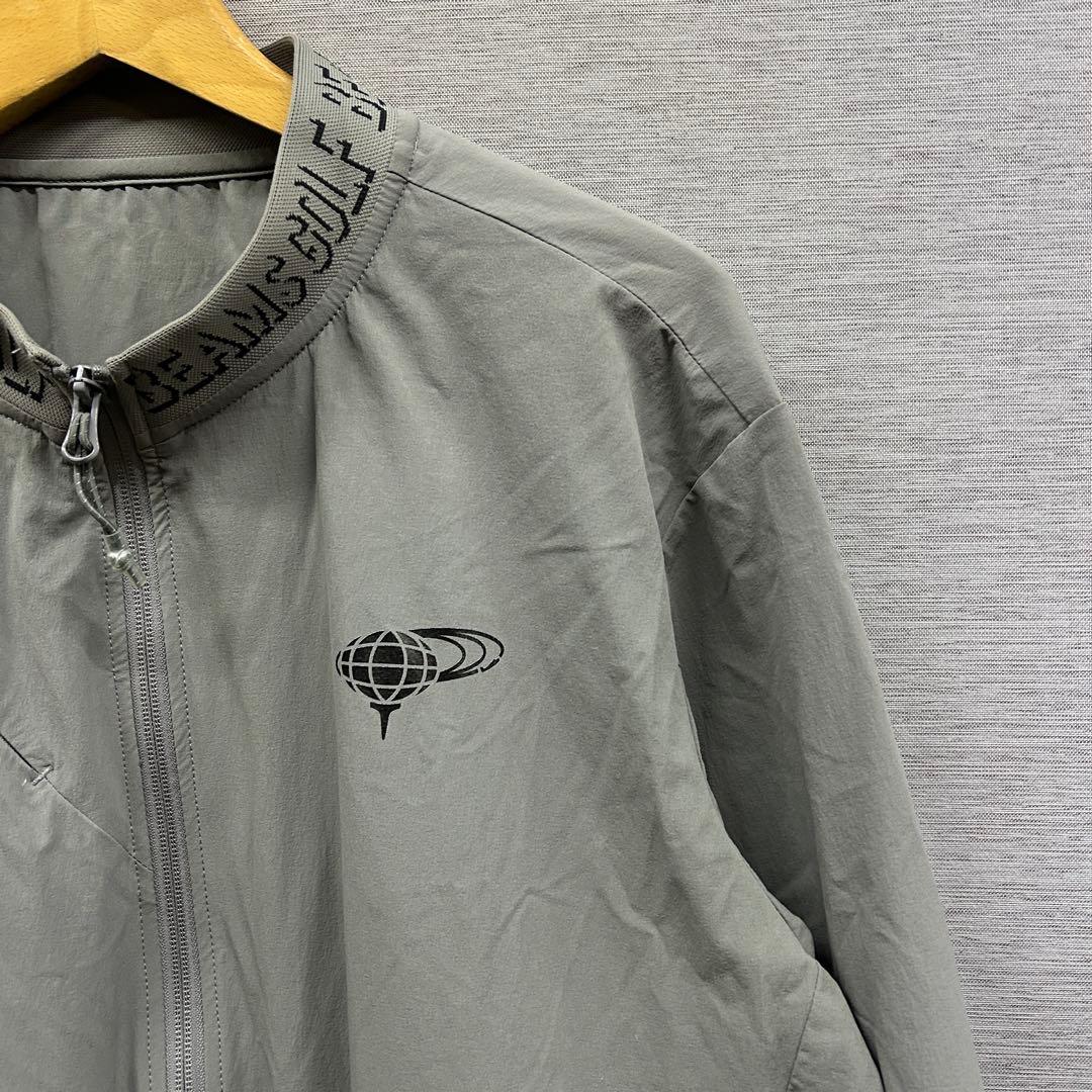 BEAMS GOLF リブ ロゴ ナイロン ジップ ブルゾン ビームスゴルフ