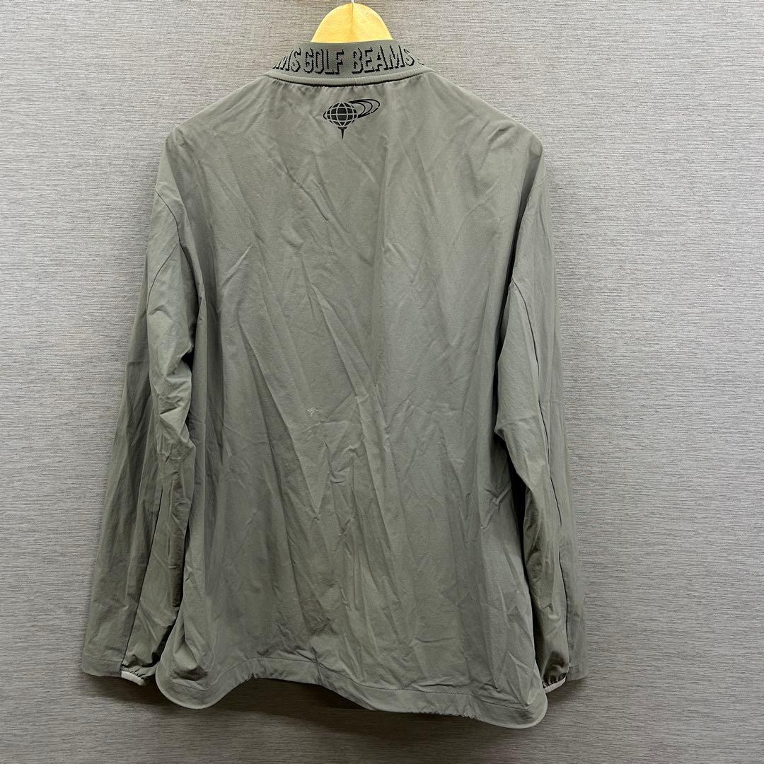 BEAMS GOLF リブ ロゴ ナイロン ジップ ブルゾン ビームスゴルフ