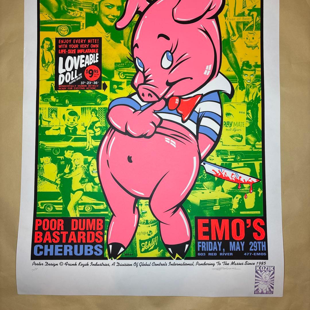 KOZIK KILLDOZER シルクスクリーンポスター