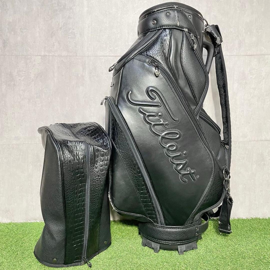 【激レア】タイトリスト ブラックリミテッド キャディバッグ ゴルフバッグ 限定