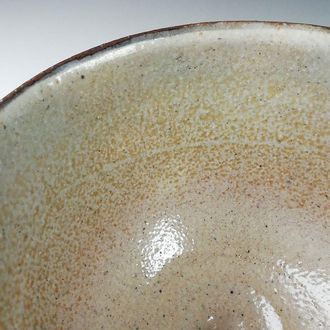 Ｔ３３５　茶碗　『唐津茶碗』『日在窯　鶴田豊己 作』　共箱　抹茶碗　茶道具