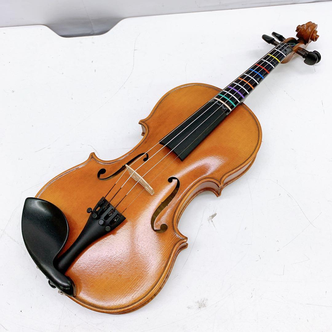 7B9 ニコロサンティNSN60S バイオリン 4/4 美品 弓 ケース 肩当付