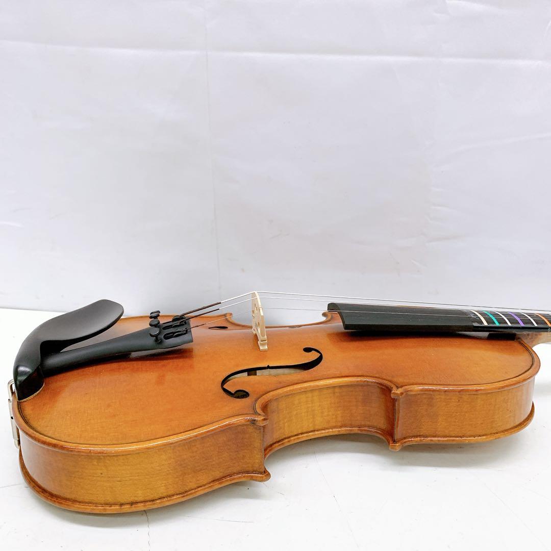 7B9 ニコロサンティNSN60S バイオリン 4/4 美品 弓 ケース 肩当付