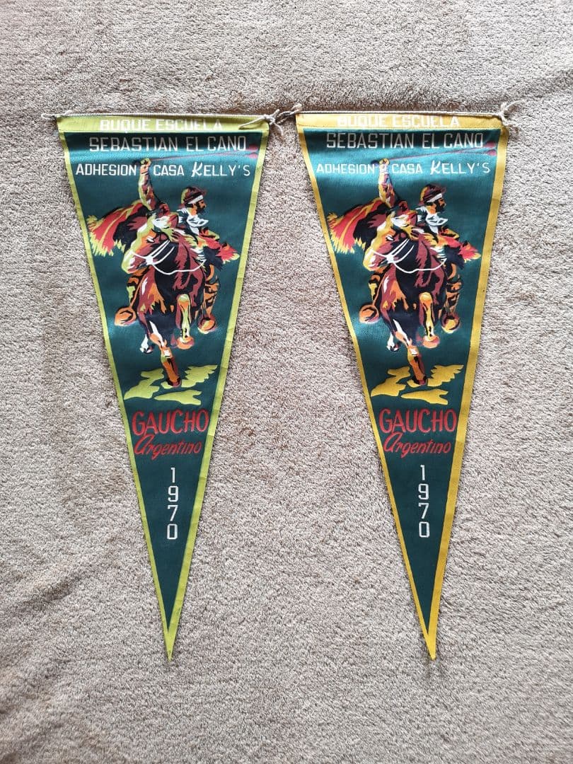 【ブラジル　1970　アンティーク】記念ペナント　21枚　まとめ売り