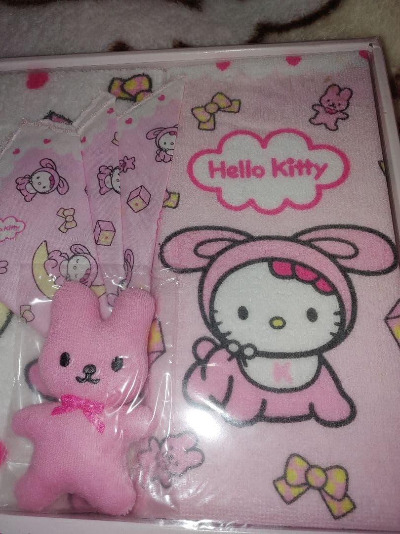 激レア！ベビーキティうさぎタオルギフトセットサンリオ2000年babykitty