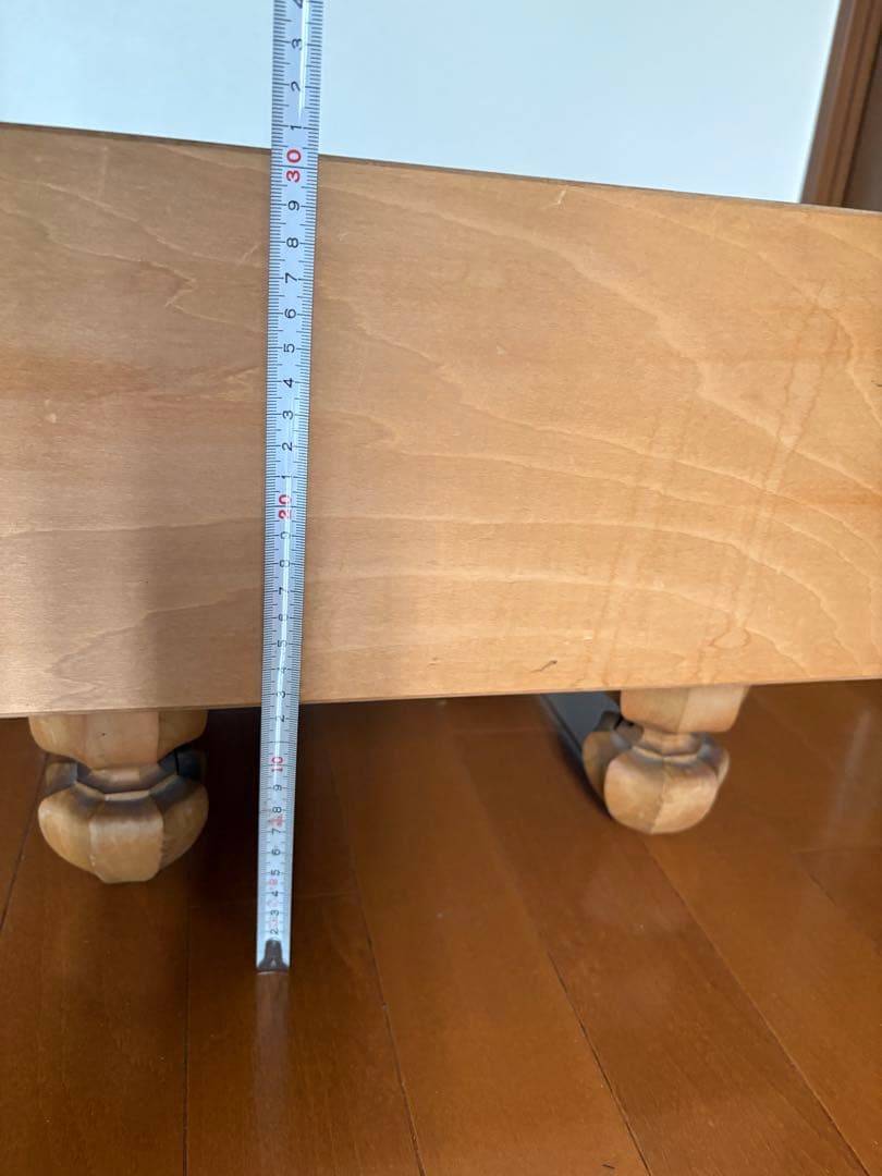 高級　碁盤　囲碁盤　木製　脚付き　厚い