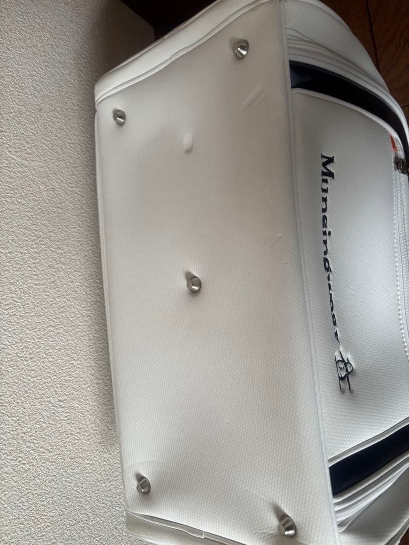 Munsingwear ゴルフバッグ ホワイト