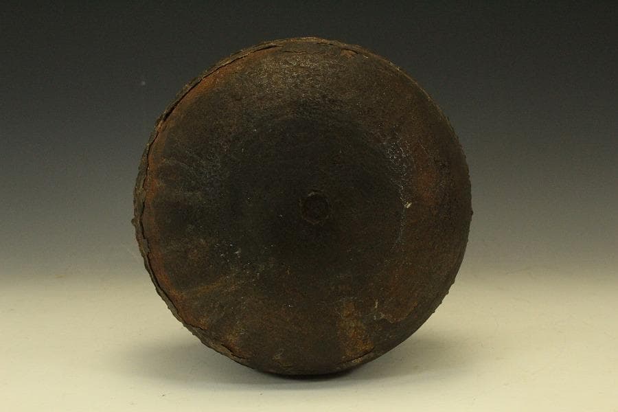 茶道具 霰丸釜 鉄釜 箱入 710