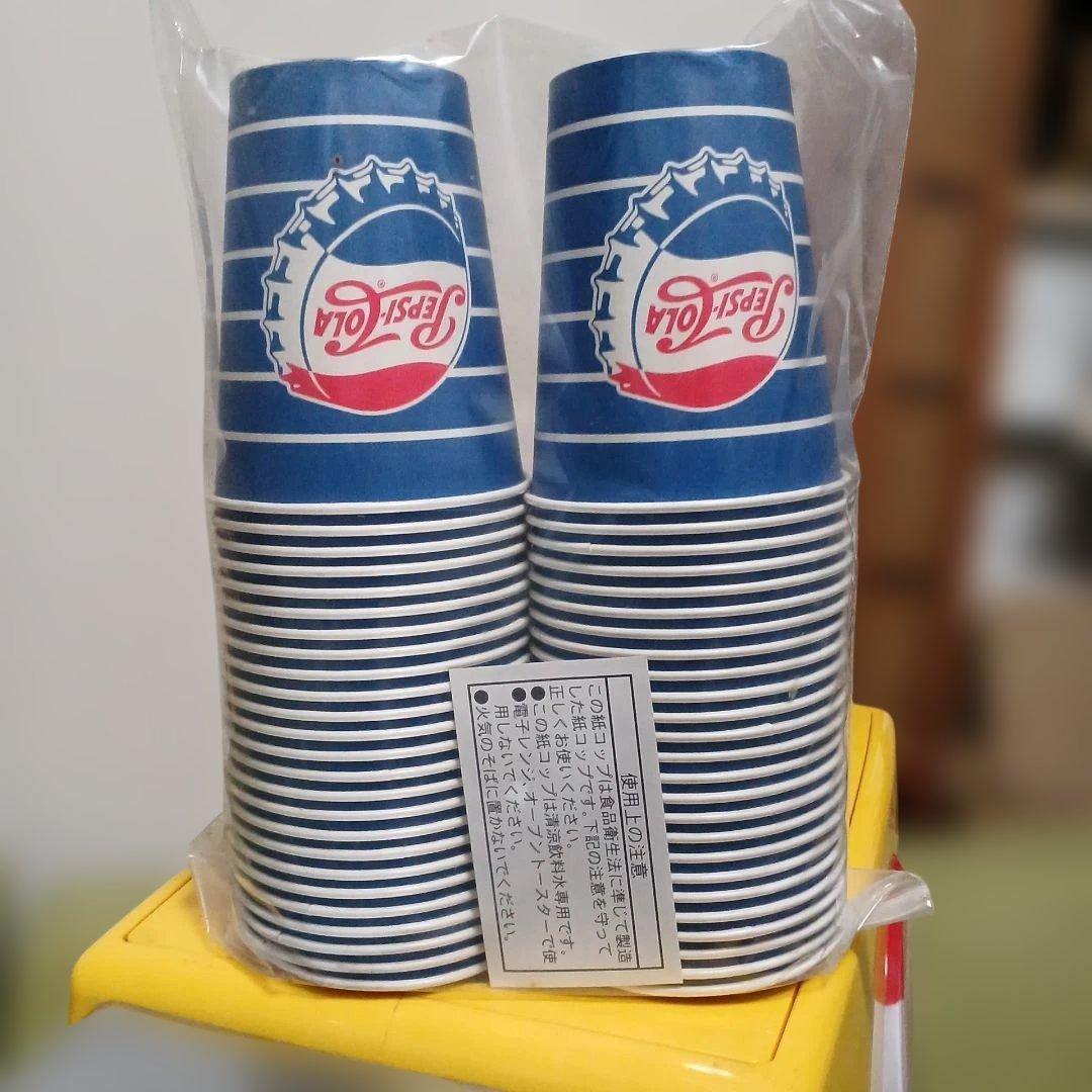 PEPSI ドリンクディスペンサーとカップセット