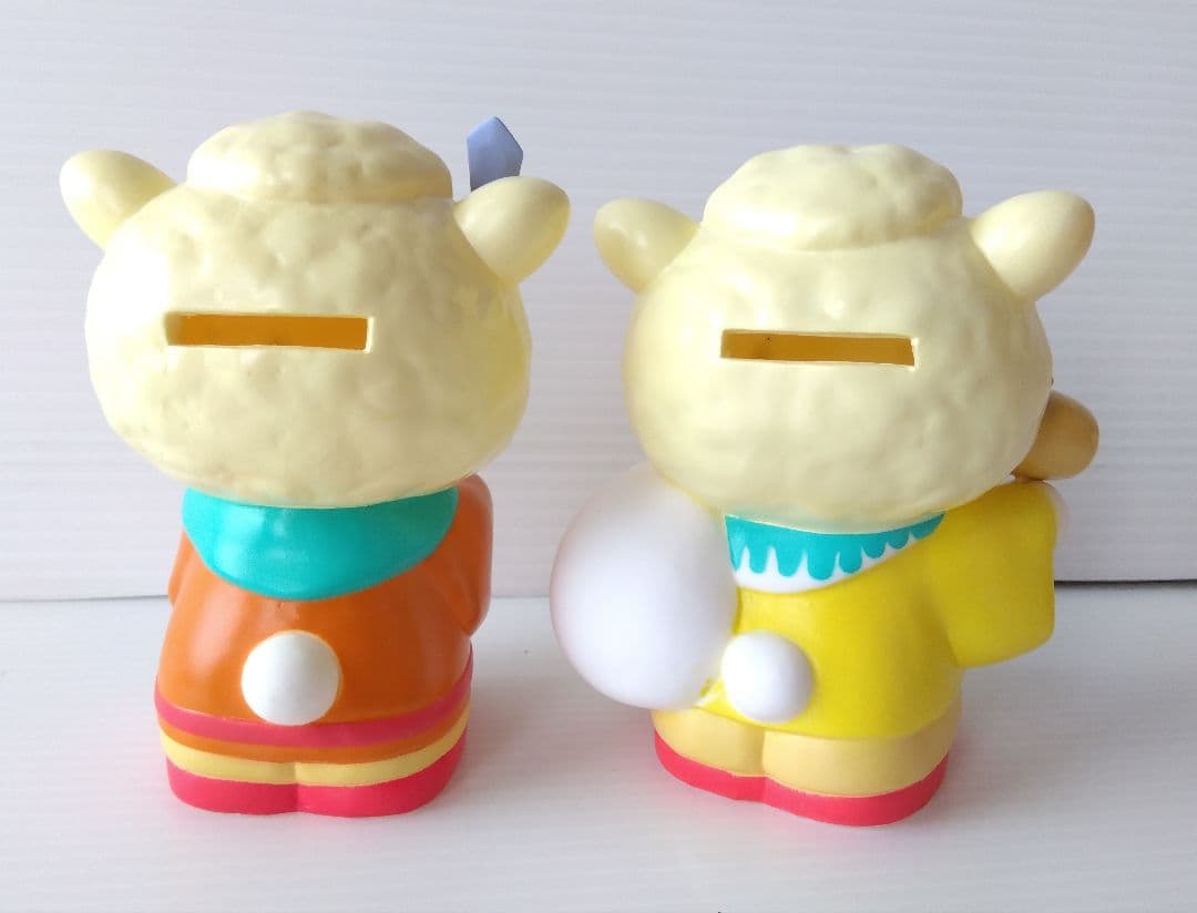 ハローキティ 羊 七福神 フィギュア 貯金箱 7体セット