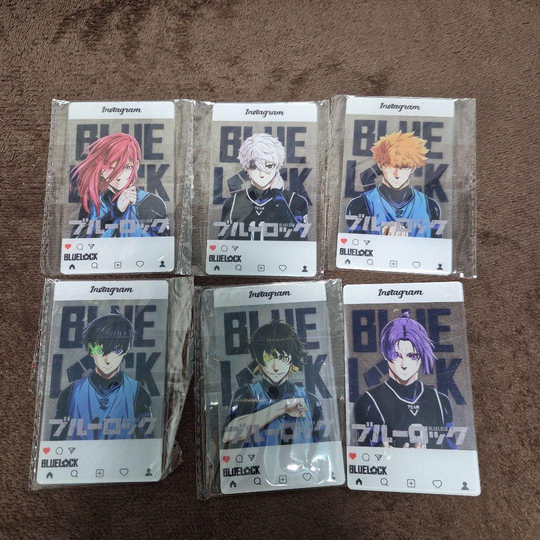 ブルーロック Instagram風カード 6枚セット