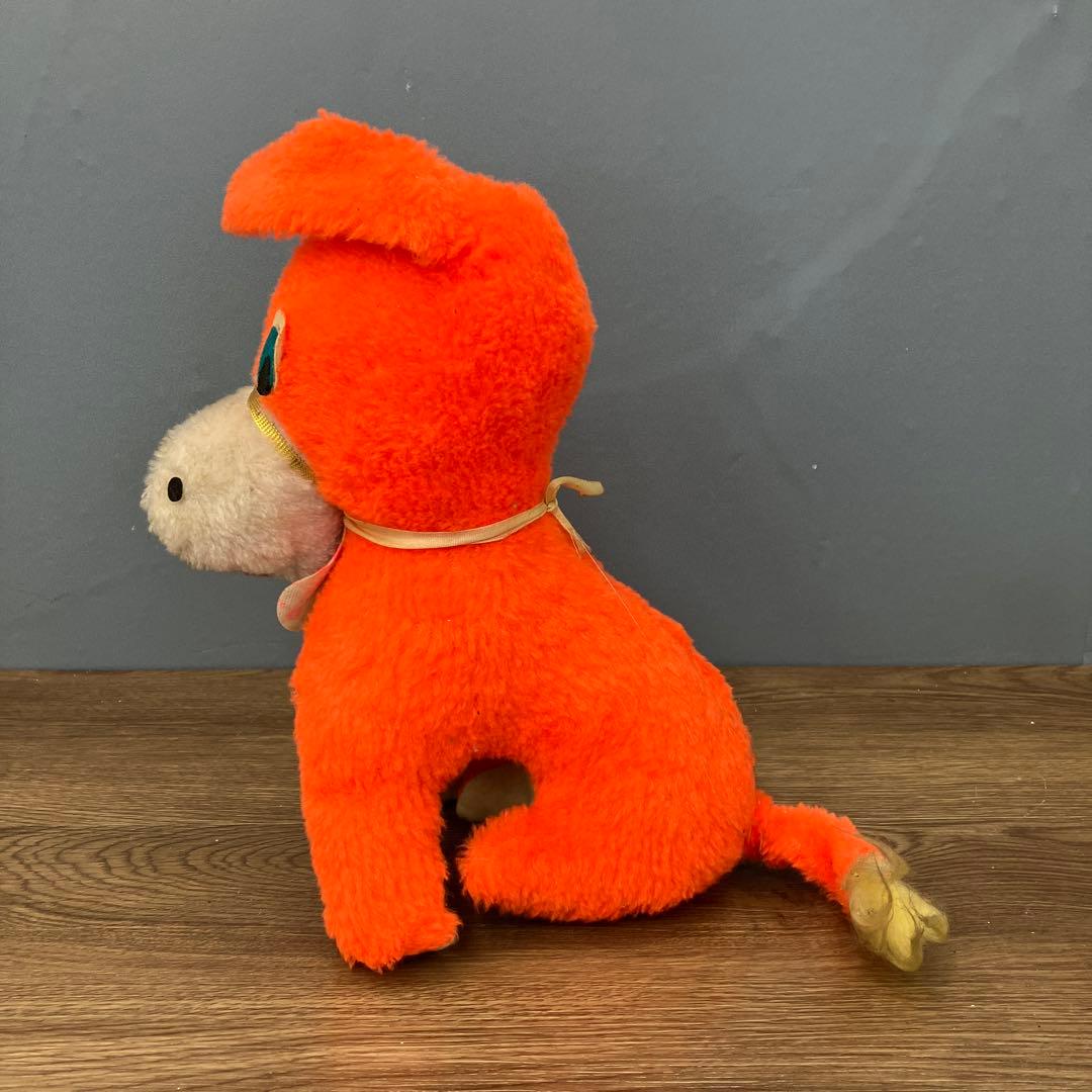 昭和レトロ ぬいぐるみ 馬 ポニー オレンジ ヴィンテージ 当時物 置物