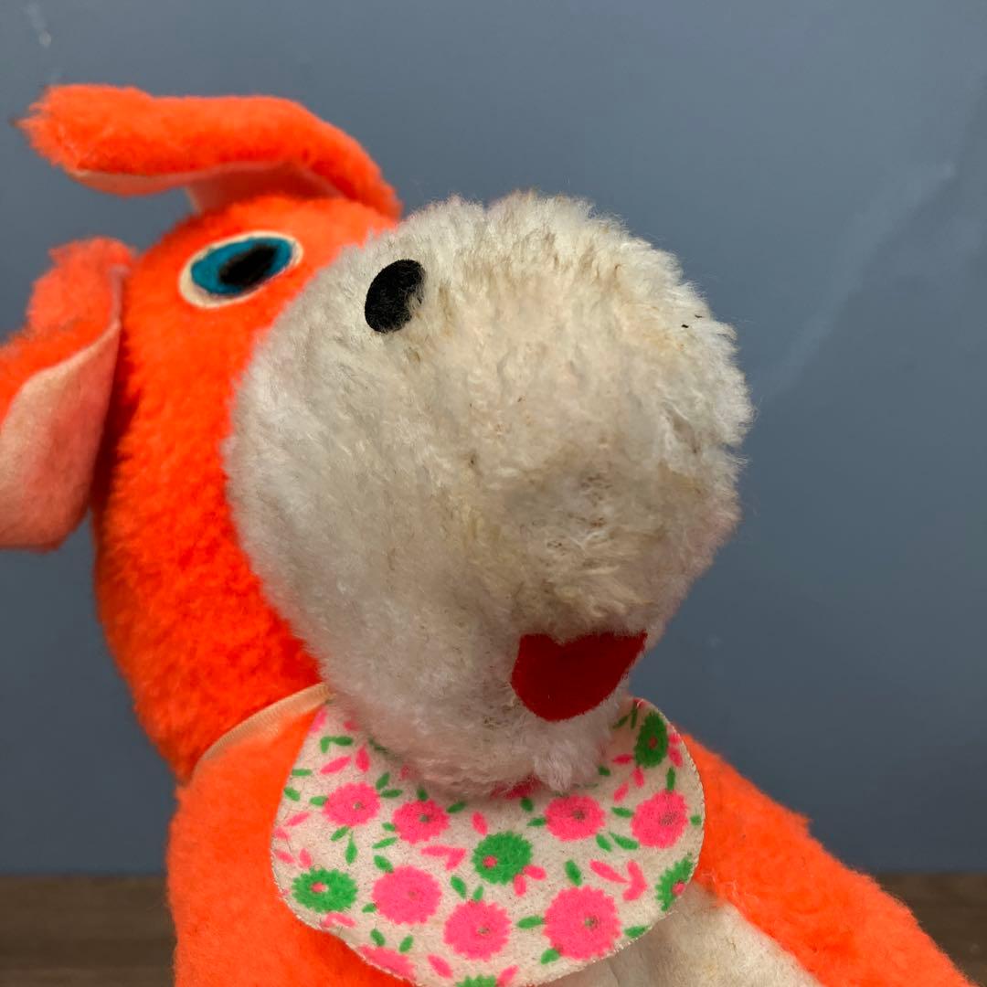 昭和レトロ ぬいぐるみ 馬 ポニー オレンジ ヴィンテージ 当時物 置物