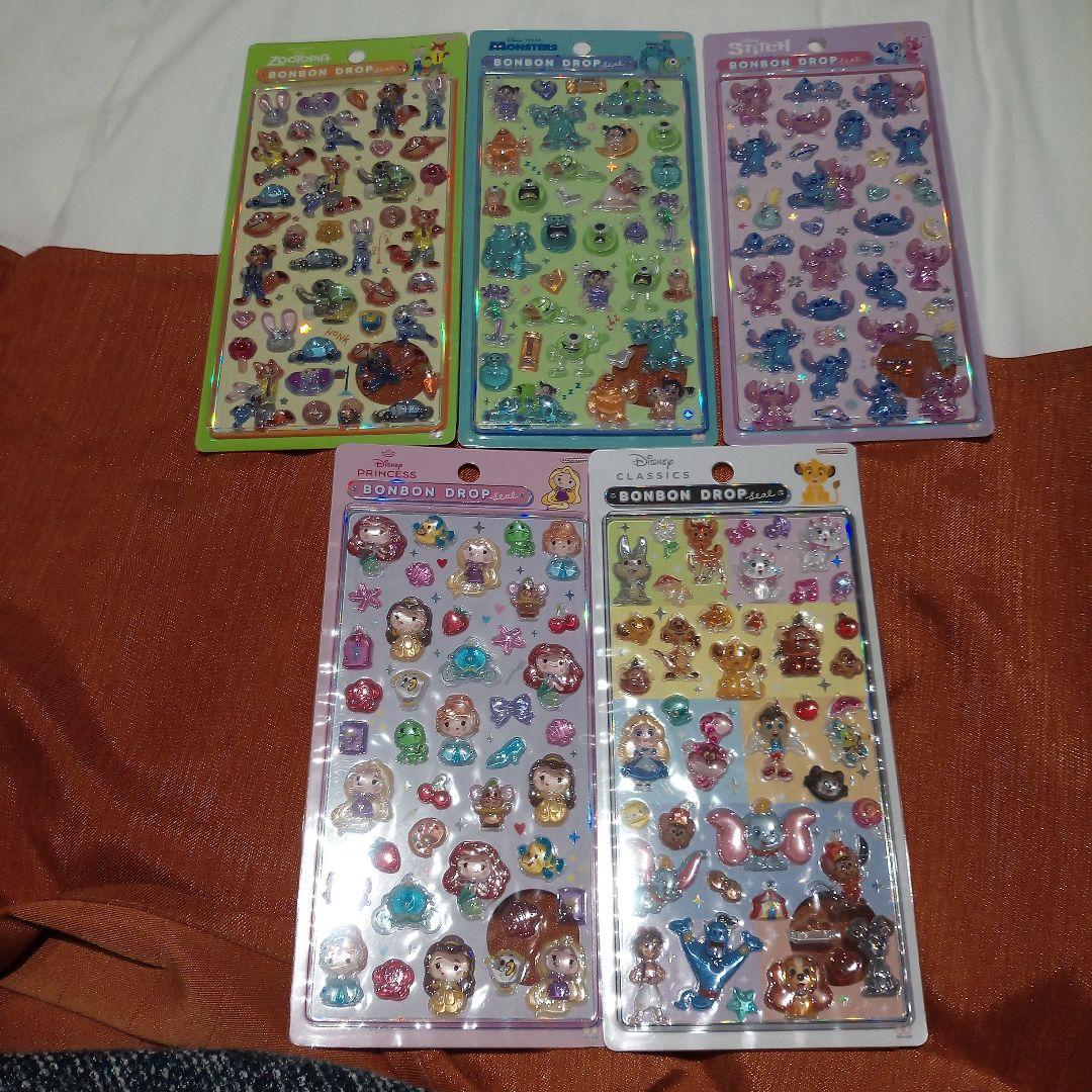 ボンボンドロップシール 5パックセット