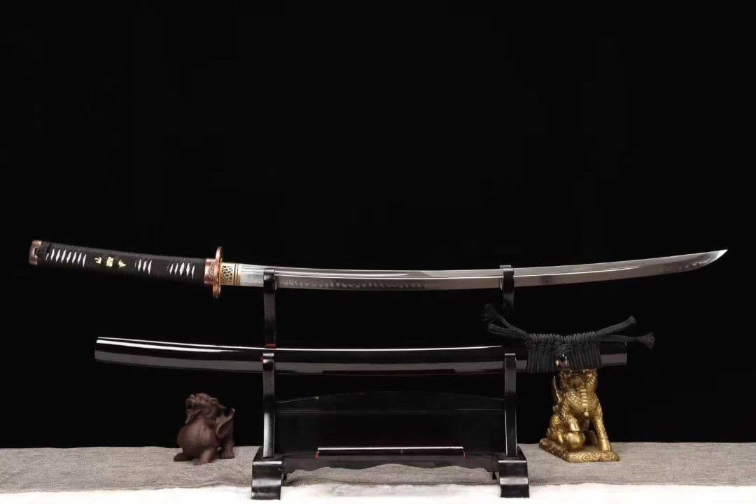 【鵜首造武士刀】古兵器 刀装具 日本刀　模造刀 居合刀 武士道 鑑賞用 美術刀