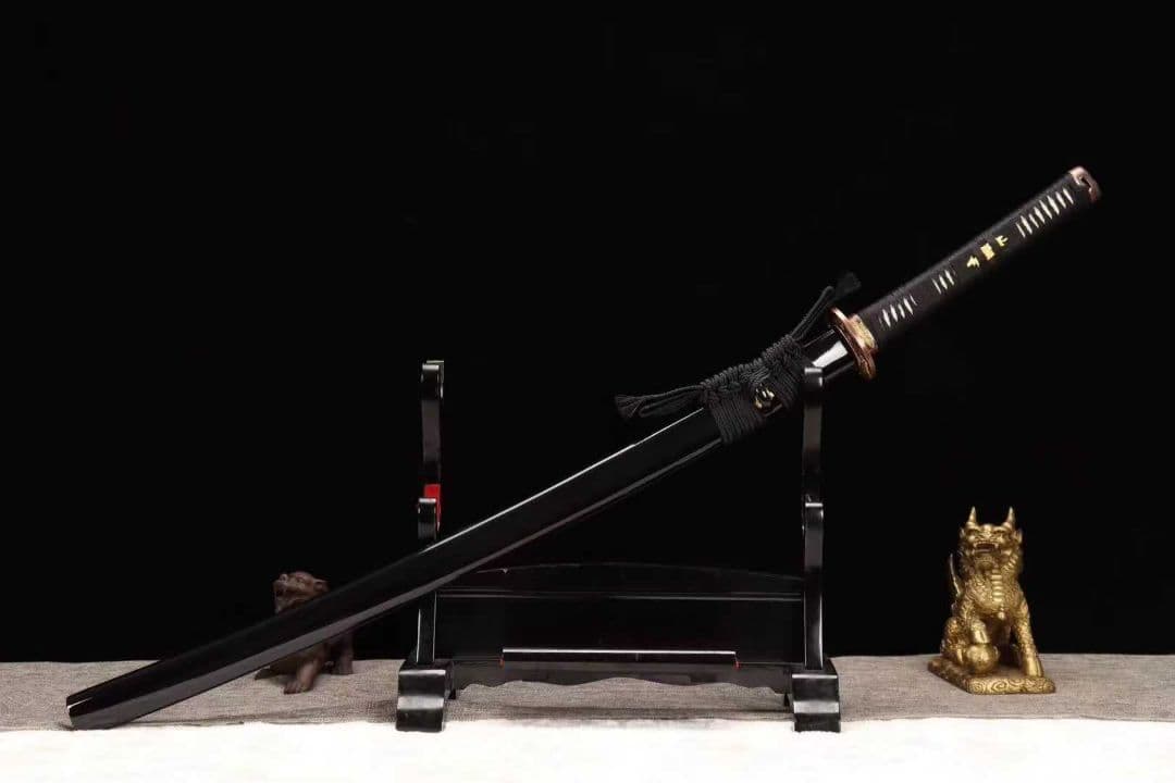 【鵜首造武士刀】古兵器 刀装具 日本刀　模造刀 居合刀 武士道 鑑賞用 美術刀