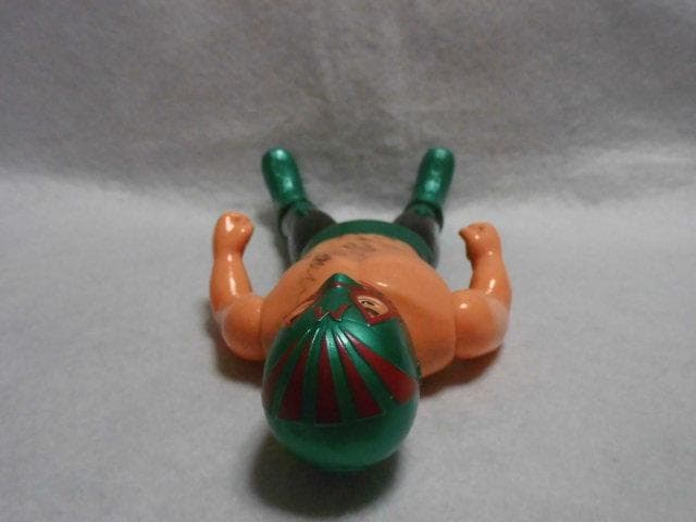 希少品　マルサン　ミル・マスカラス　ソフビフィギュア　本人サイン入り