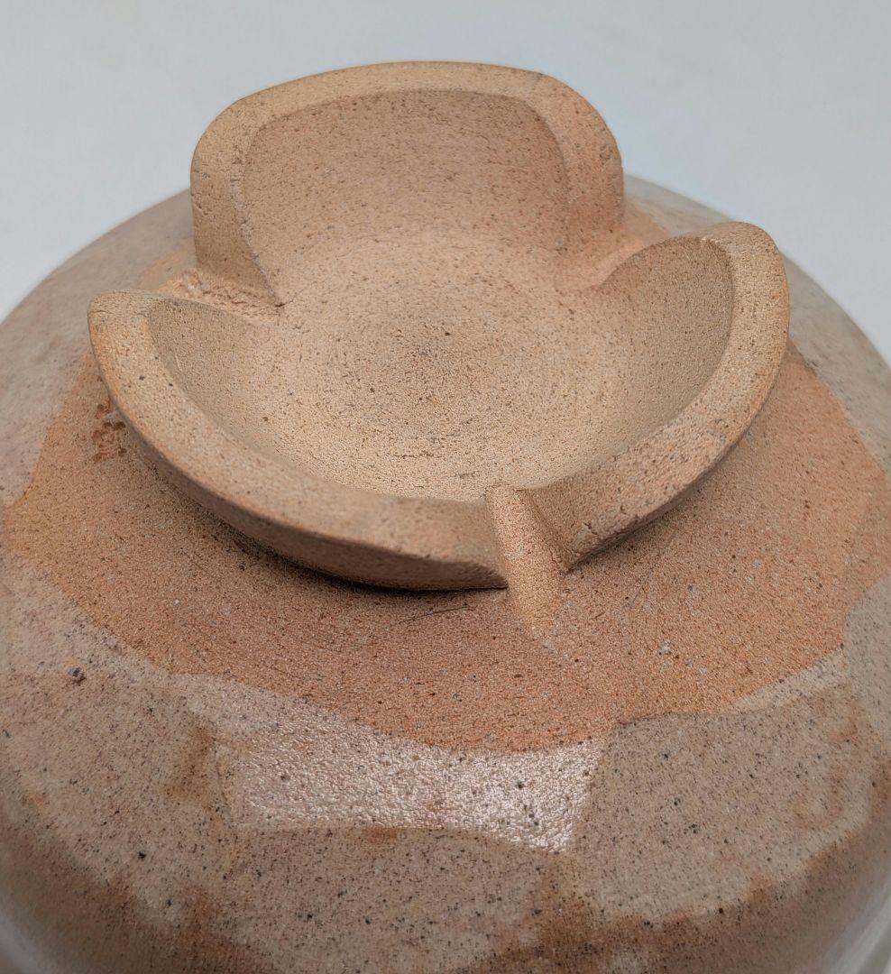 楽山窯 清水日呂志 金海茶盌（字：江戸千家十代 川上閑雪） 共箱栞 干支茶碗