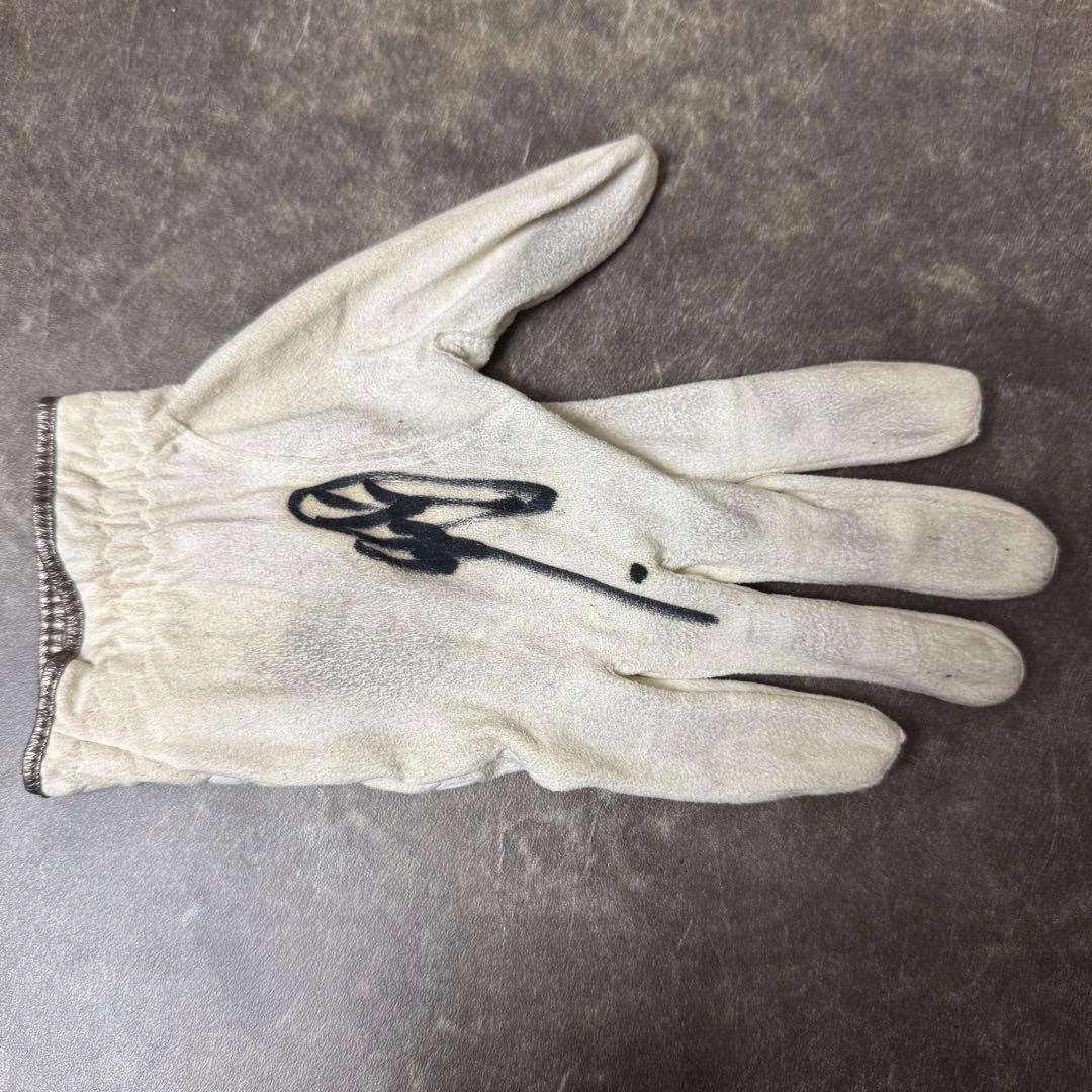 尾崎健夫　ゴルフグローブ(本人サイン入り)