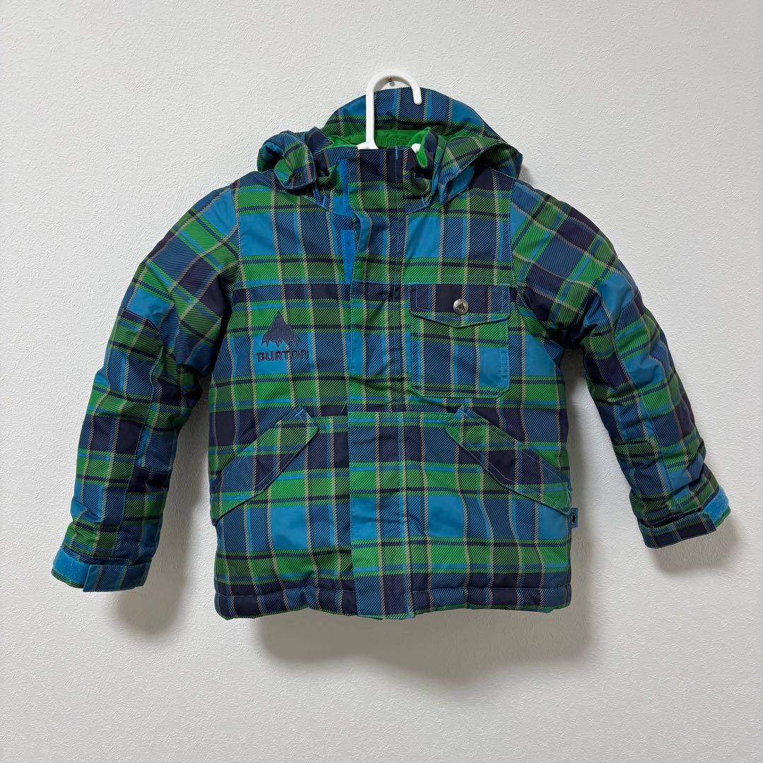 Burton スキーウェア　上下セット　キッズ　4T グリーン　ブルー　スノボ