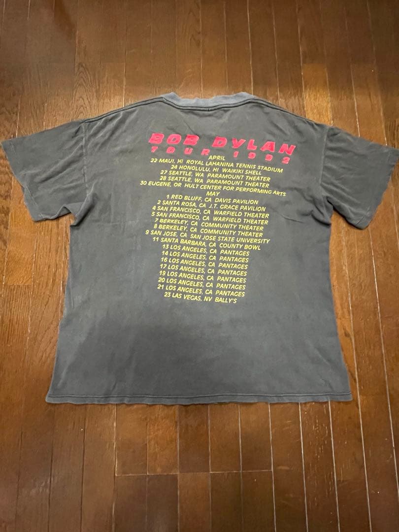 1992年BOB DYLANボブ・ディラン ヴィンテージTロックTツアーT