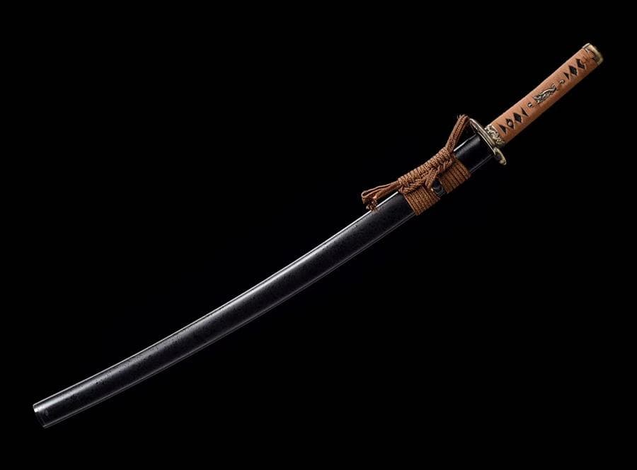 炎紋まむし斬り 日本刀 模造刀 居合刀 武士道 武蔵 鑑賞用 手鍛造打