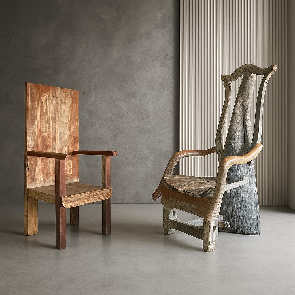 民族美術（Tribal Art）　トライバルクイーンチェア