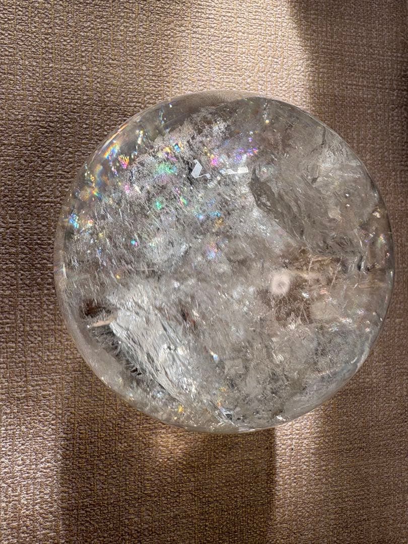 ブラジル産水晶　丸玉