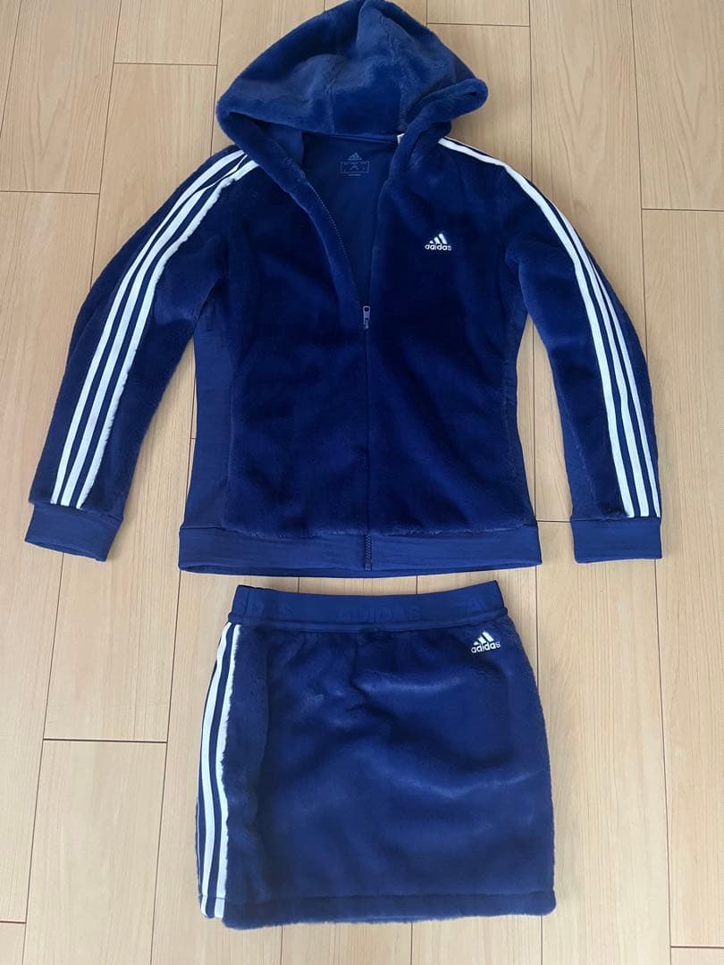 【ゆみランさま専用】アディダス レディース冬用 ボアセットアップ ゴルフウェア