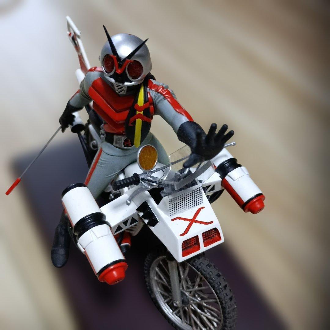 ジャンク品仮面ライダーX&クルーザー 「仮面ライダーX」 1/12