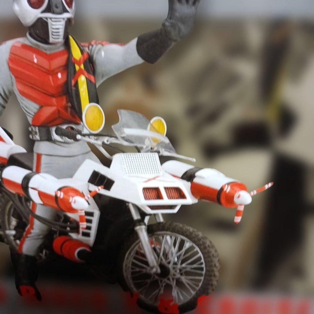 ジャンク品仮面ライダーX&クルーザー 「仮面ライダーX」 1/12