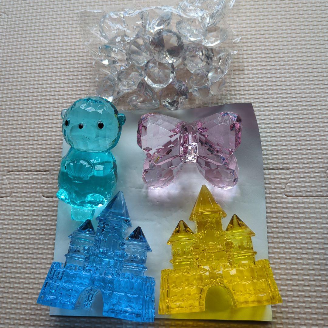 アクリルアイス　置物　城　馬車　魔法のランプ　恐竜等セット 多色　まとめセット